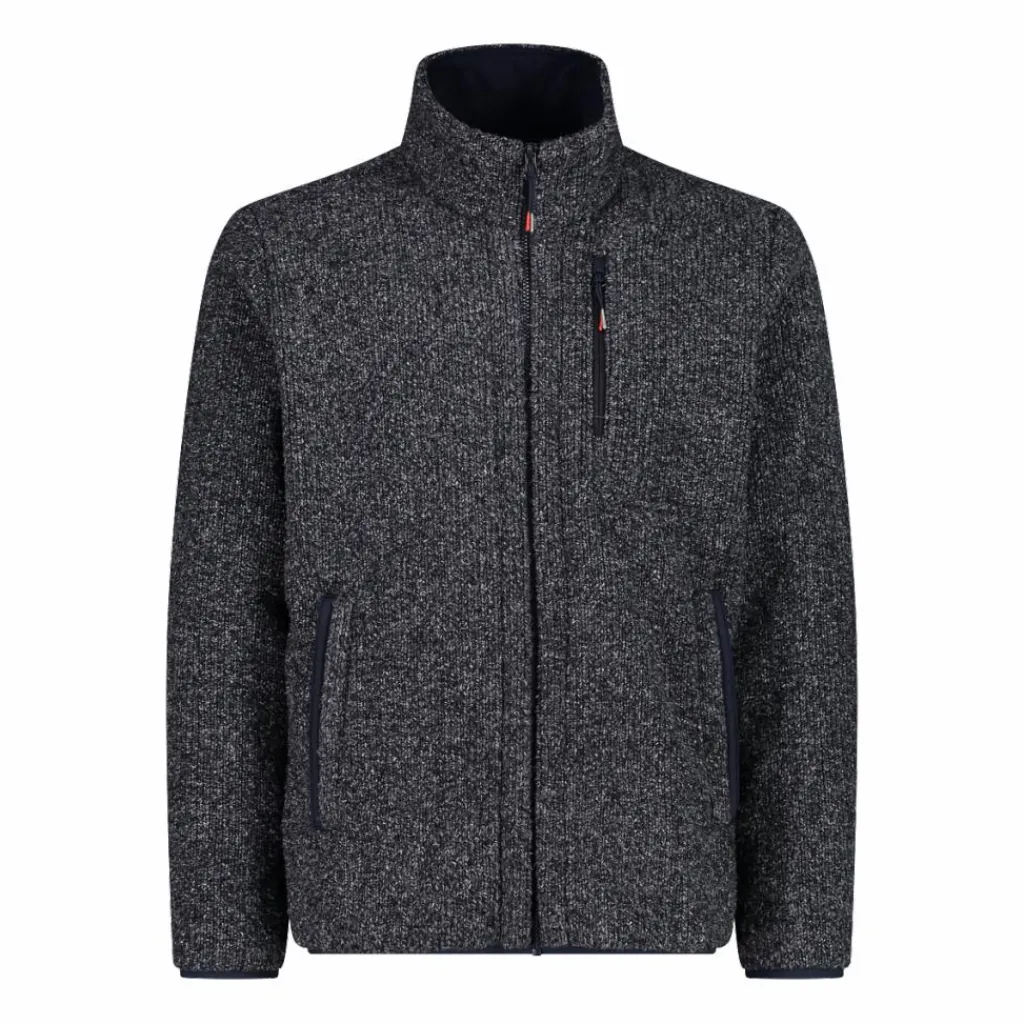 Fleecegefütterte Herrenjacke aus recyceltem Polyester-Melange>CMP New