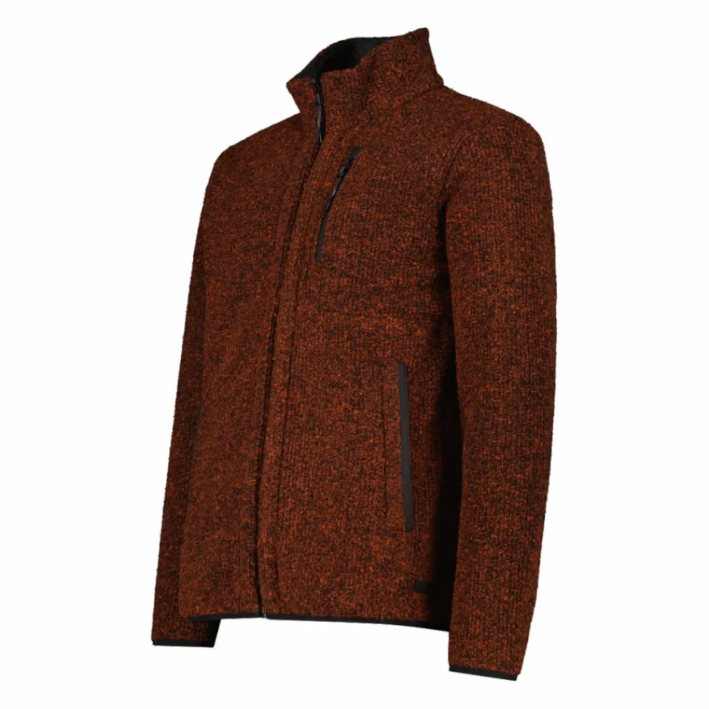 Fleecegefütterte Herrenjacke aus recyceltem Polyester-Melange>CMP New