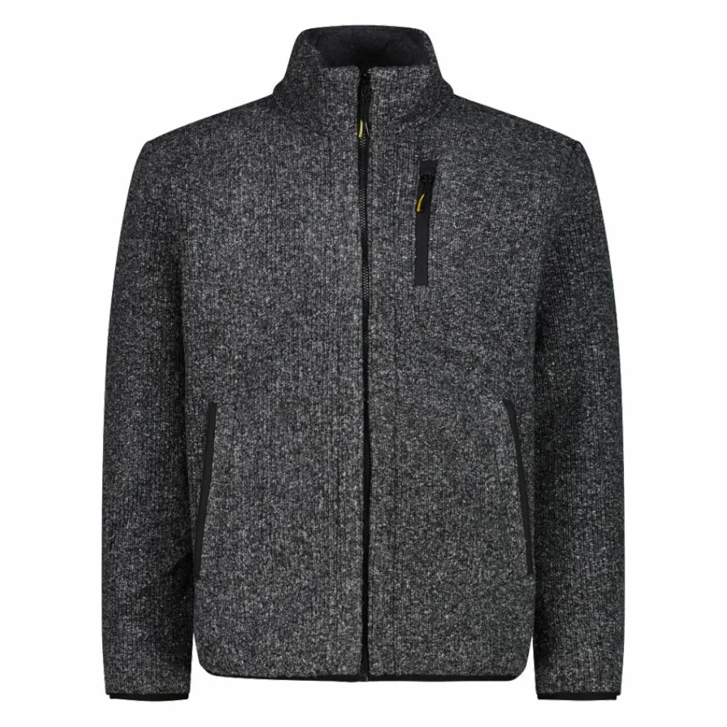 Fleecegefütterte Herrenjacke aus recyceltem Polyester-Melange>CMP New
