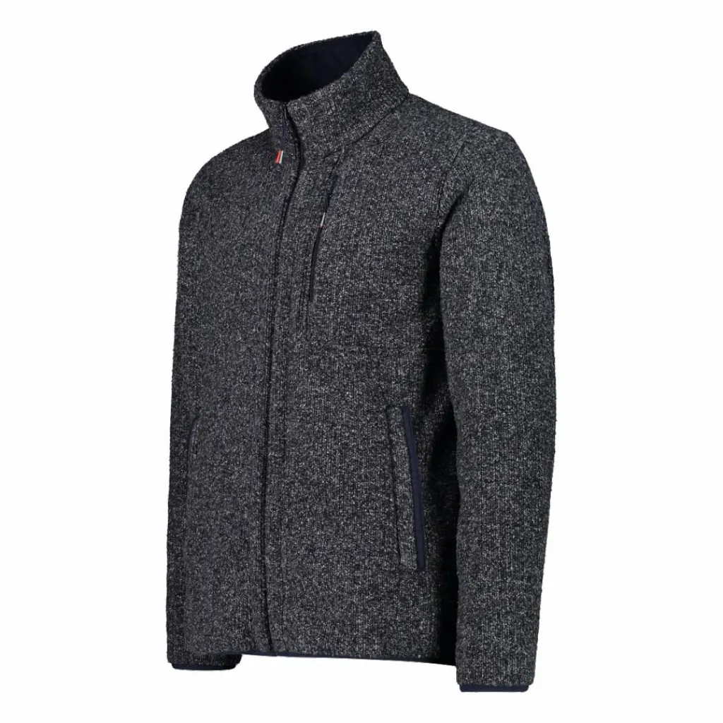 Fleecegefütterte Herrenjacke aus recyceltem Polyester-Melange>CMP New