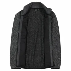 Fleecegefütterte Herrenjacke aus recyceltem Polyester-Melange><noscript><img width=
