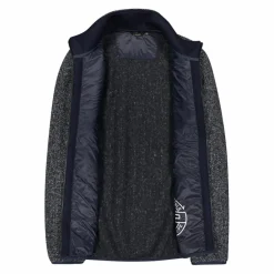Fleecegefütterte Herrenjacke aus recyceltem Polyester-Melange><noscript><img width=