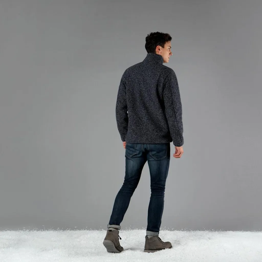 Fleecegefütterte Herrenjacke aus recyceltem Polyester-Melange>CMP New