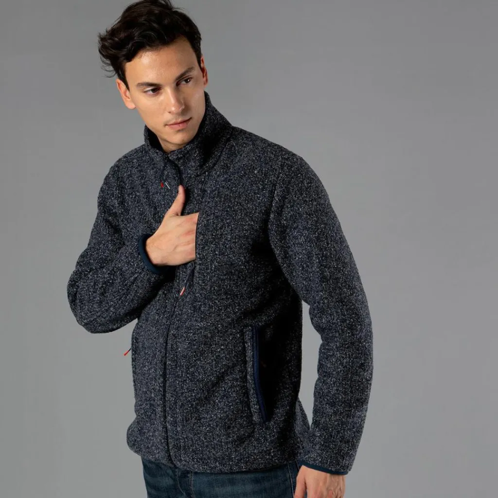 Fleecegefütterte Herrenjacke aus recyceltem Polyester-Melange>CMP New