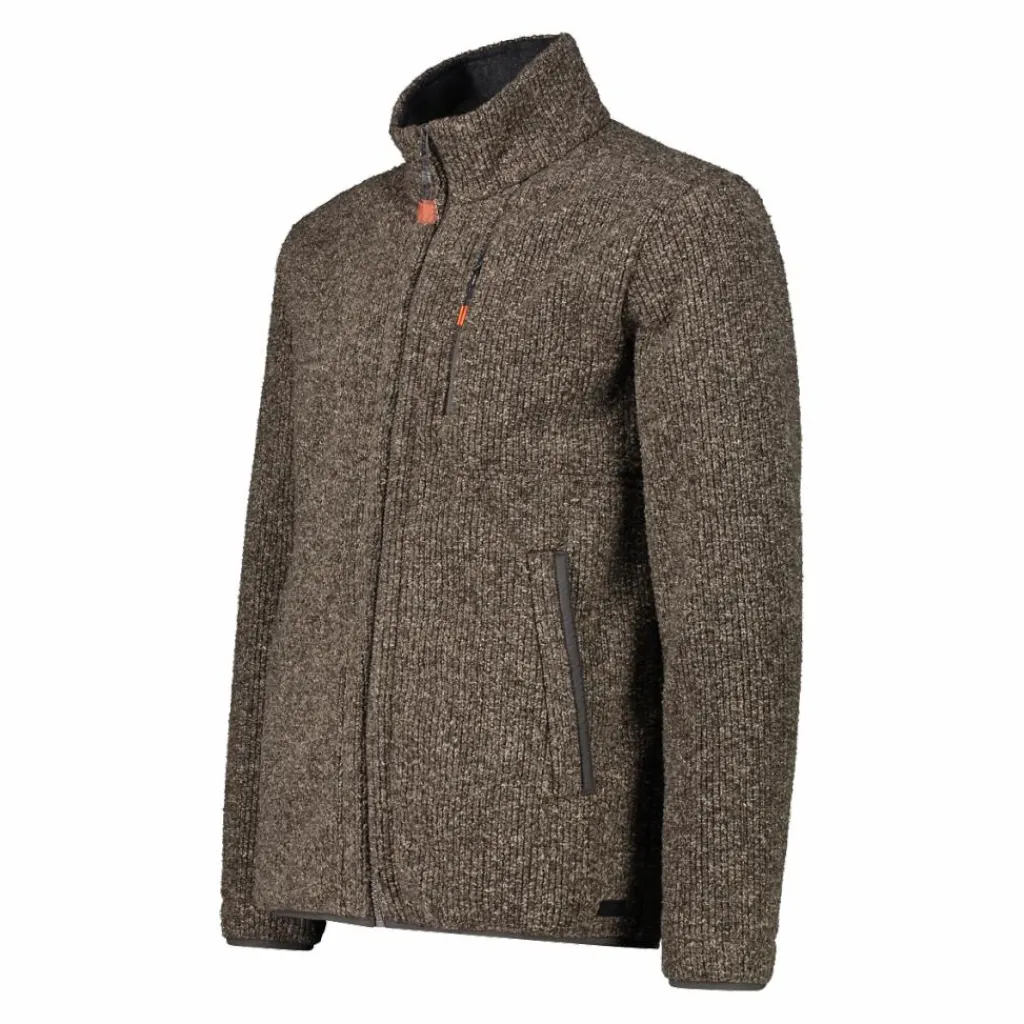 Fleecegefütterte Herrenjacke aus recyceltem Polyester-Melange>CMP New