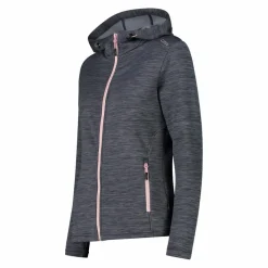 Fleecejacke aus Stretch-Performance mit Kapuze><noscript><img width=