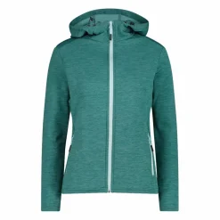 Fleecejacke aus Stretch-Performance mit Kapuze><noscript><img width=