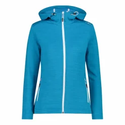 Fleecejacke aus Stretch-Performance mit Kapuze><noscript><img width=