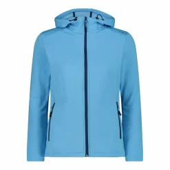 Fleecejacke aus Stretch-Performance mit Kapuze><noscript><img width=