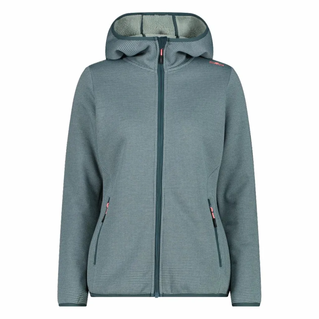 Fleecejacke für Damen aus Knit Tech Melange mit Kapuze>CMP Best