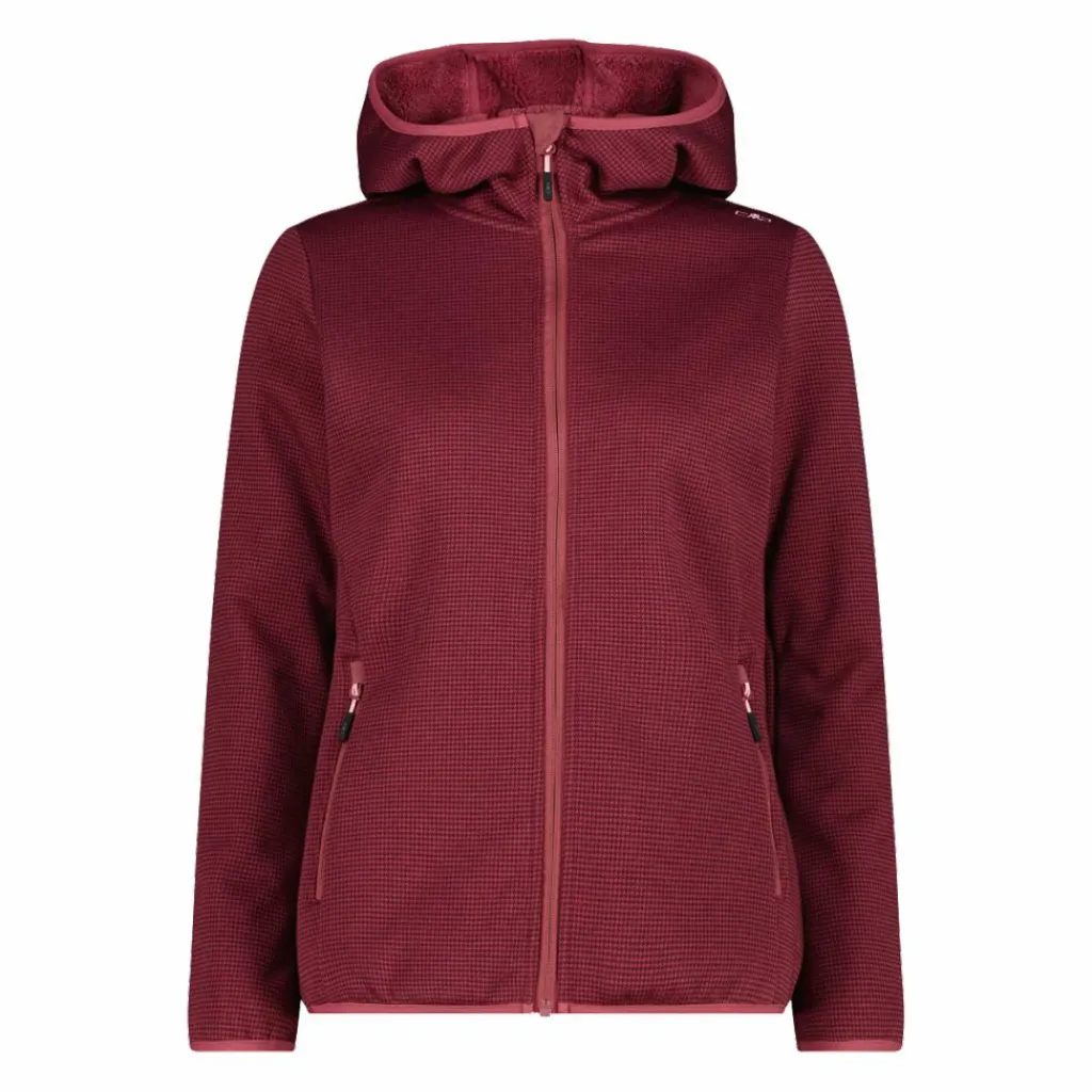 Fleecejacke für Damen aus Knit Tech Melange mit Kapuze>CMP Best