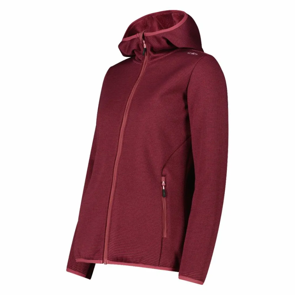 Fleecejacke für Damen aus Knit Tech Melange mit Kapuze>CMP Best