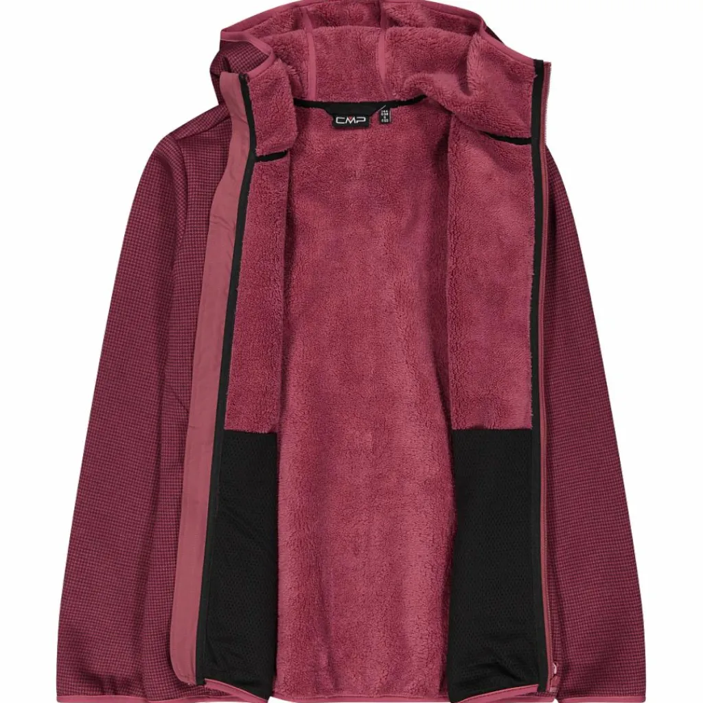 Fleecejacke für Damen aus Knit Tech Melange mit Kapuze>CMP Best