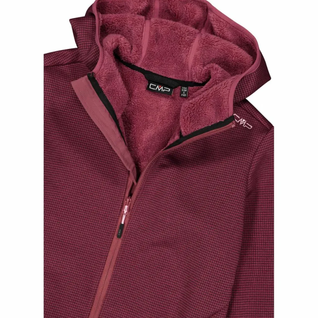 Fleecejacke für Damen aus Knit Tech Melange mit Kapuze>CMP Best
