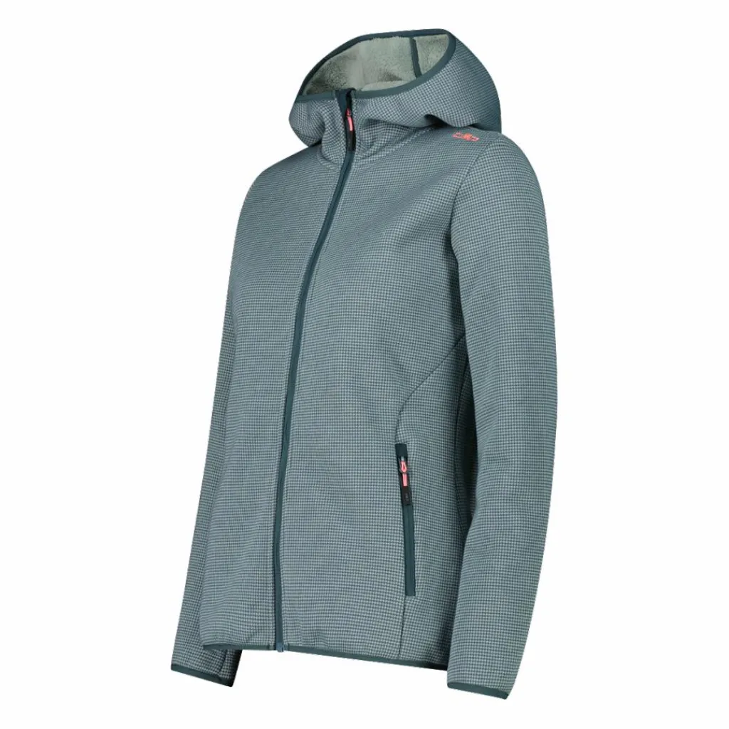 Fleecejacke für Damen aus Knit Tech Melange mit Kapuze>CMP Best