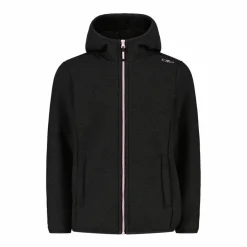 Fleecejacke für Mädchen in Knit Tech Melange mit Kapuze>CMP Discount