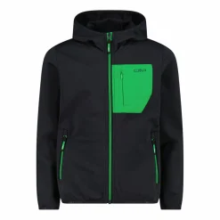 Fleecejacke Stretch Performance für Jungen mit Kapuze><noscript><img width=