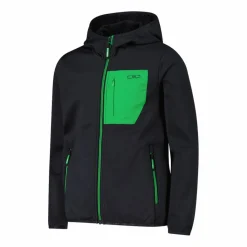 Fleecejacke Stretch Performance für Jungen mit Kapuze><noscript><img width=