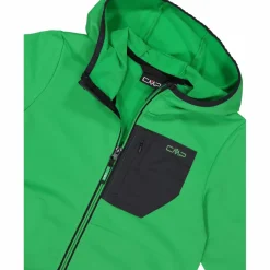 Fleecejacke Stretch Performance für Jungen mit Kapuze><noscript><img width=