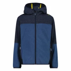 Fleeceshirt mit Reißverschluss für Jungen aus Knit Tech mit Kapuze>CMP Discount