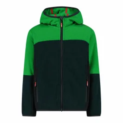 Fleeceshirt mit Reißverschluss für Jungen aus Knit Tech mit Kapuze><noscript><img width=