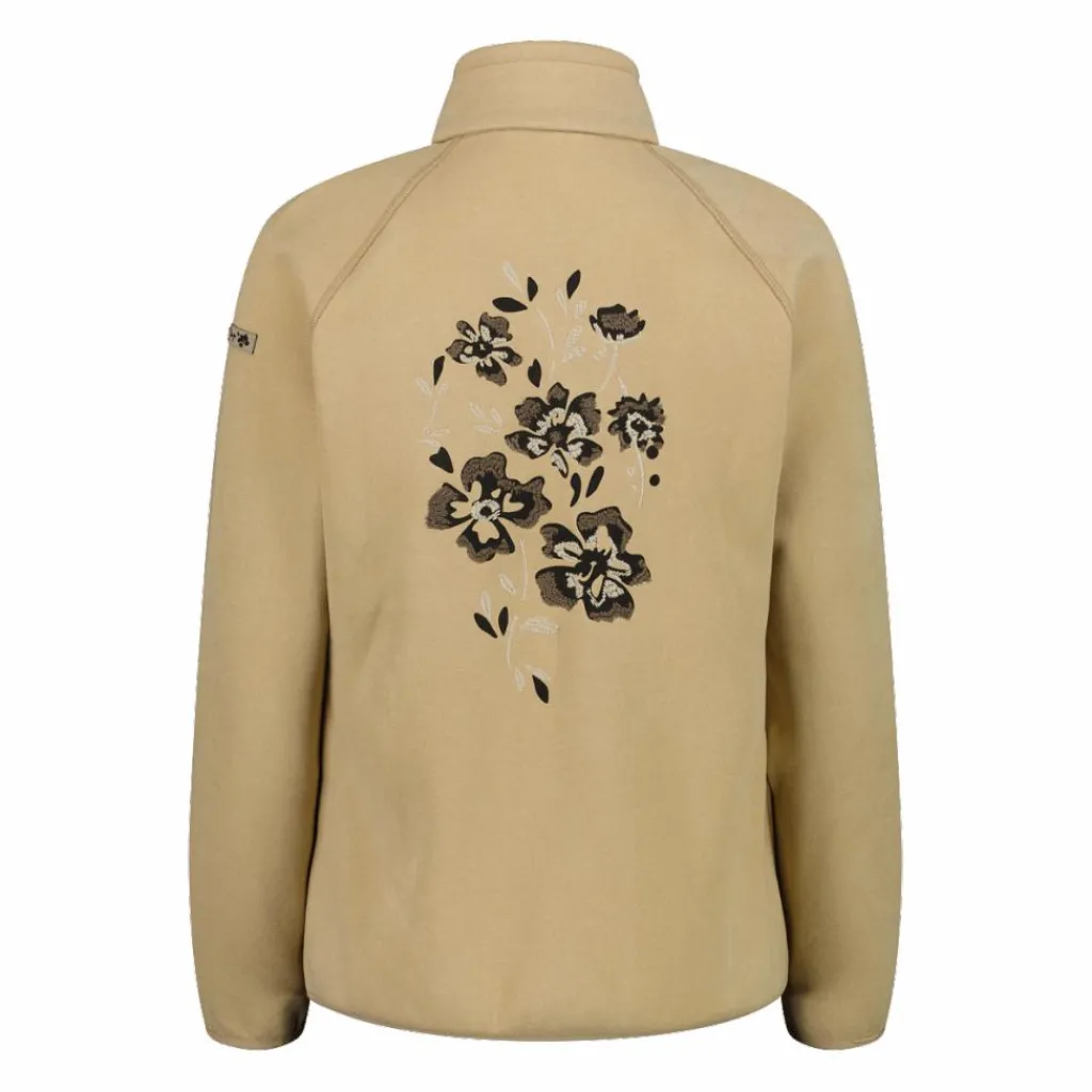 Fleece-Sweatshirt für Damen aus Knit Tech Melange mit Blumendruck>CMP New