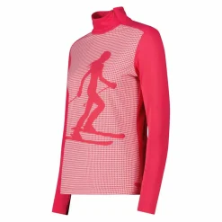 Gedruckter Stehkragenpullover aus Softech für Damen><noscript><img width=