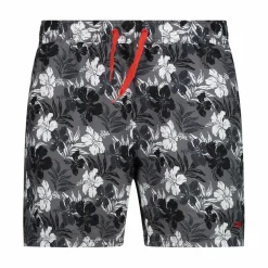 Gemusterte Badehose mit Naturmotiv für Herren><noscript><img width=