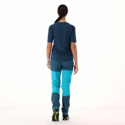 Gemustertes technisches T-Shirt mit kurzen Ärmeln für Damen><noscript><img width=