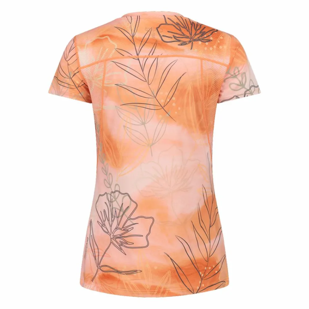 Gemustertes technisches T-Shirt mit Cool Menthol Boost für Damen>CMP Best