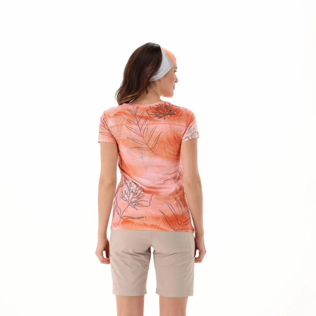 Gemustertes technisches T-Shirt mit Cool Menthol Boost für Damen>CMP Best