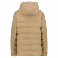 Gepolsterte Daunenjacke für Damen mit Kapuze><noscript><img width=
