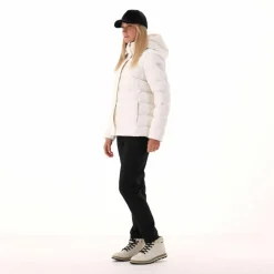Gepolsterte Daunenjacke für Damen mit Kapuze><noscript><img width=