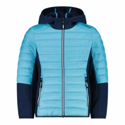 Gepolsterte Hybridjacke für Mädchen mit Kapuze>CMP Outlet