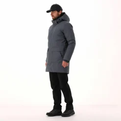 Gepolsterter Parka für Herren mit Kapuze><noscript><img width=