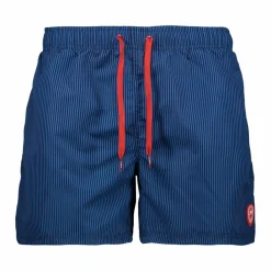 Gestreifte Badeshorts><noscript><img width=