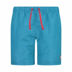 Gestreifte Badeshorts><noscript><img width=