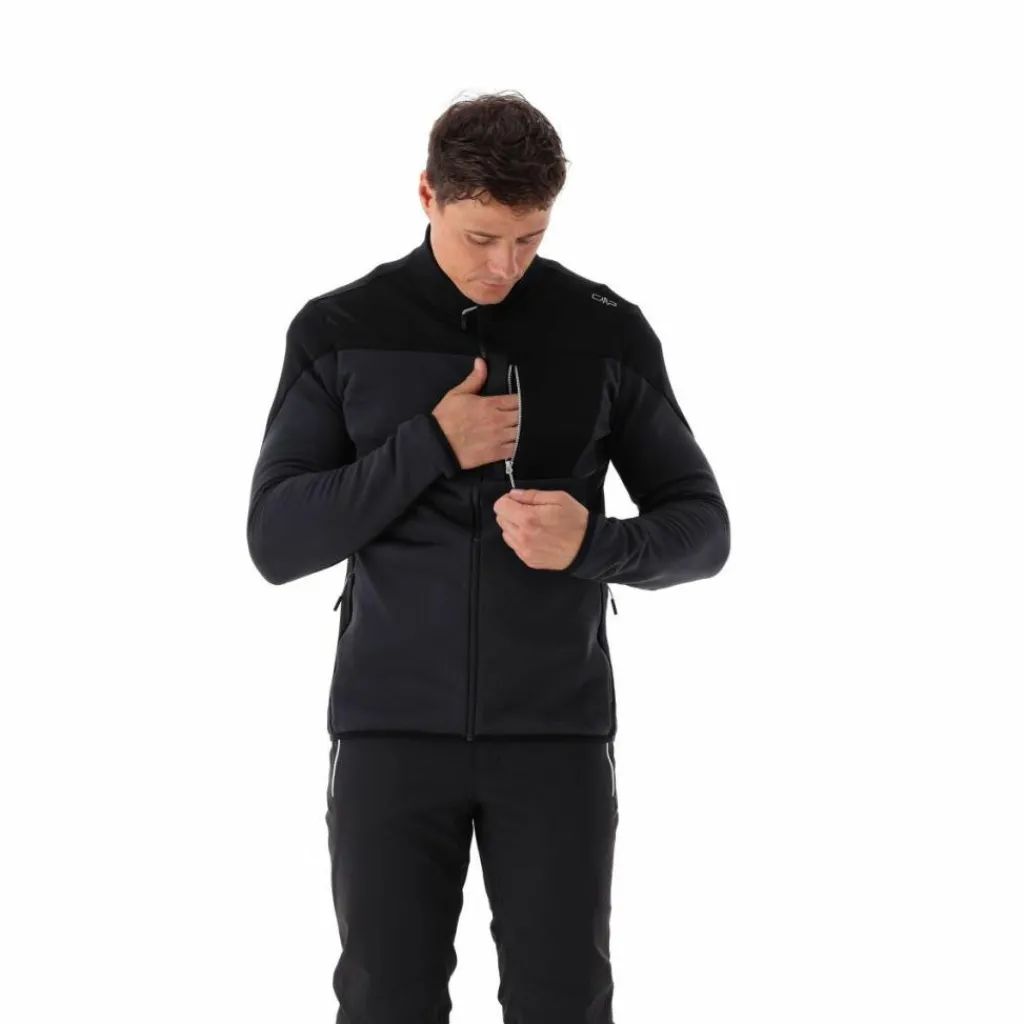 Grid-Tech-Fleecejacke für Herren mit Color Blocking>CMP Discount