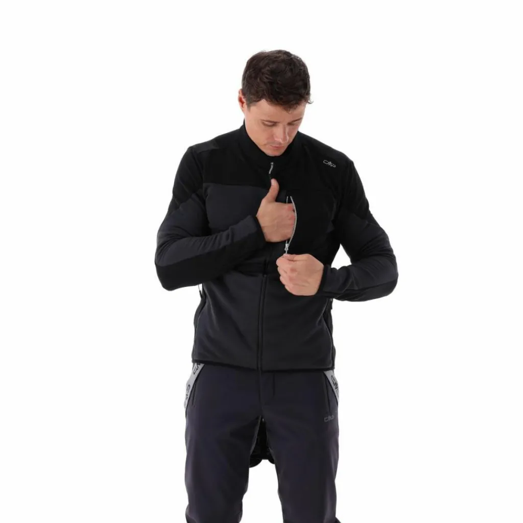 Grid-Tech-Fleecejacke für Herren mit Color Blocking>CMP Discount