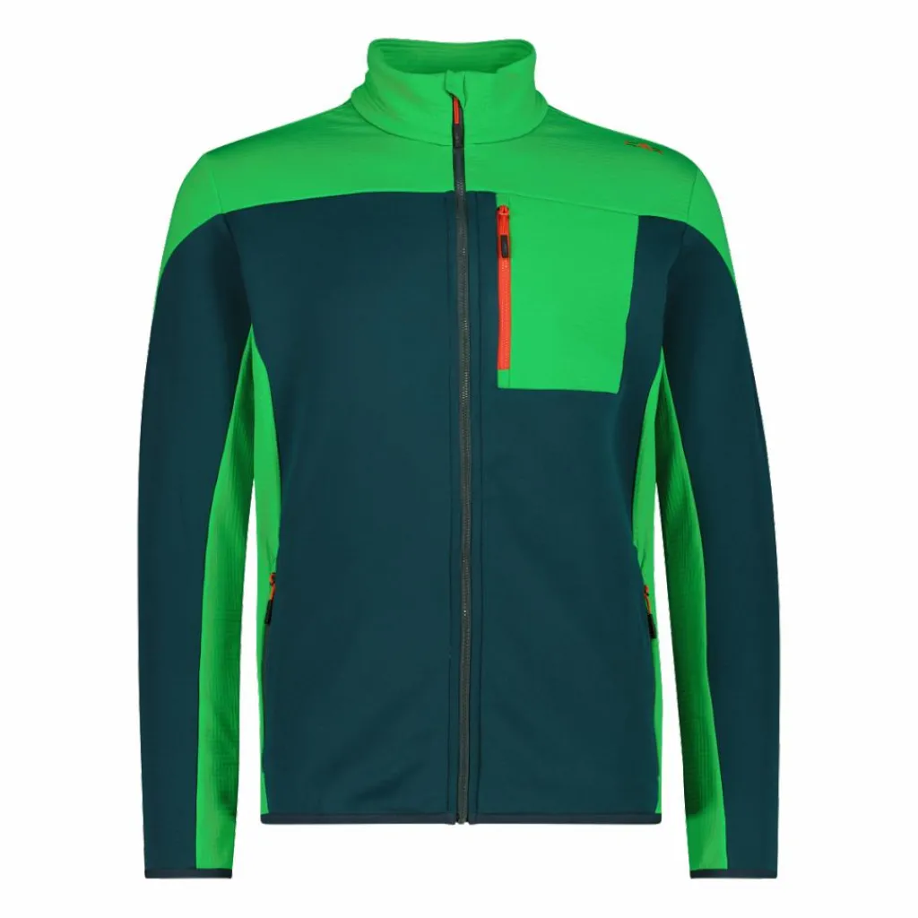 Grid-Tech-Fleecejacke für Herren mit Color Blocking>CMP Discount