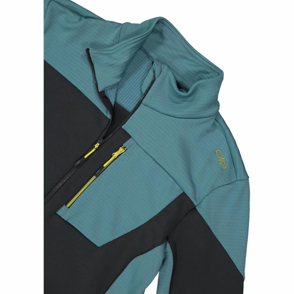 Grid-Tech-Fleecejacke für Herren mit Color Blocking>CMP Discount