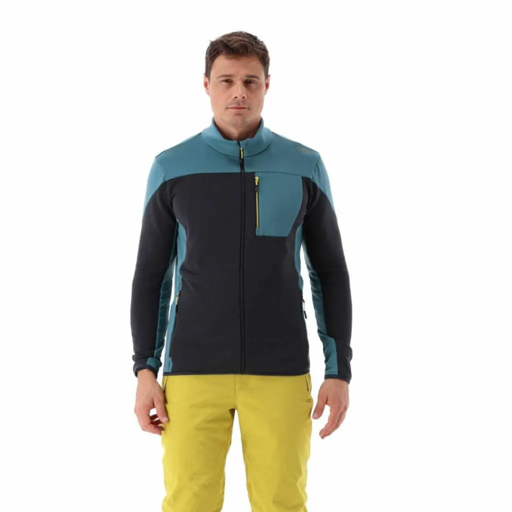 Grid-Tech-Fleecejacke für Herren mit Color Blocking>CMP Discount