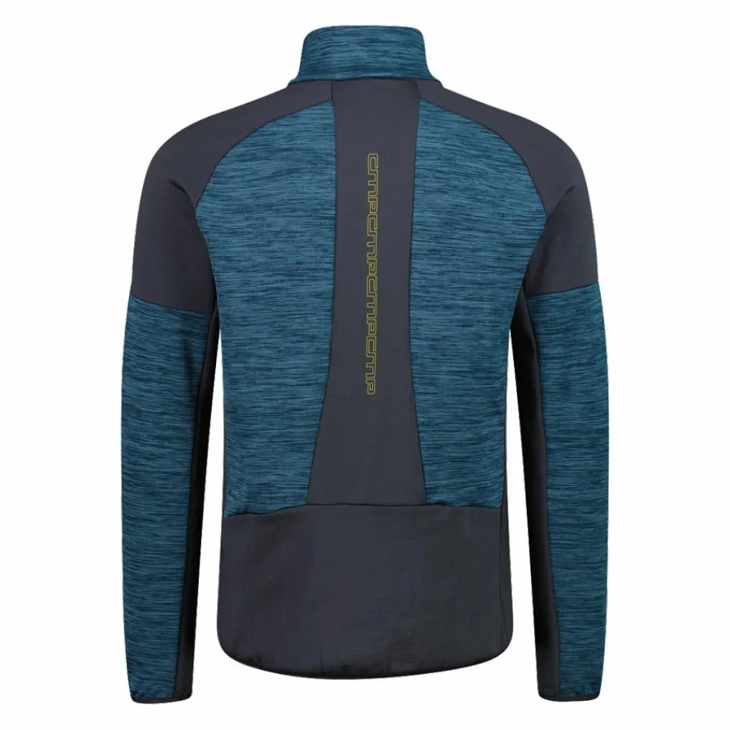 Half-Zip-Fleece Grid Tech meliert für Herren>CMP
