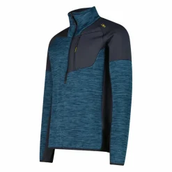 Half-Zip-Fleece Grid Tech meliert für Herren><noscript><img width=