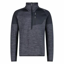 Half-Zip-Fleece Grid Tech meliert für Herren><noscript><img width=