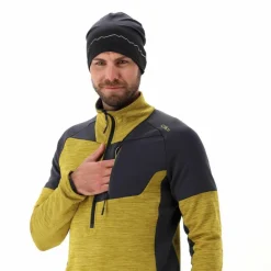 Half-Zip-Fleece Grid Tech meliert für Herren><noscript><img width=