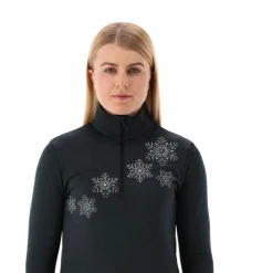 Half-Zip-Fleeceshirt aus Softech Melange für Damen><noscript><img width=