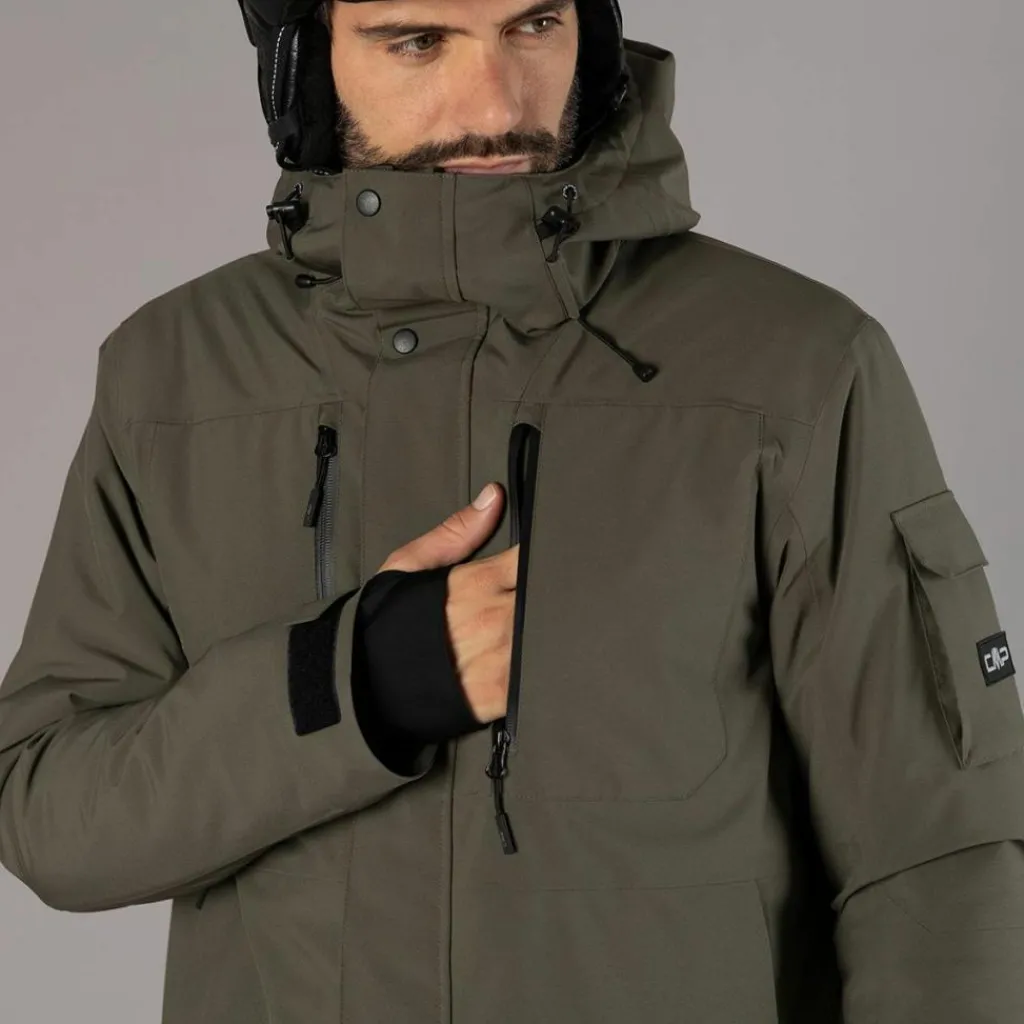 Herrejacke mit lockerer Passform aus Mechanical Stretch für Ski und Snowboard>CMP New