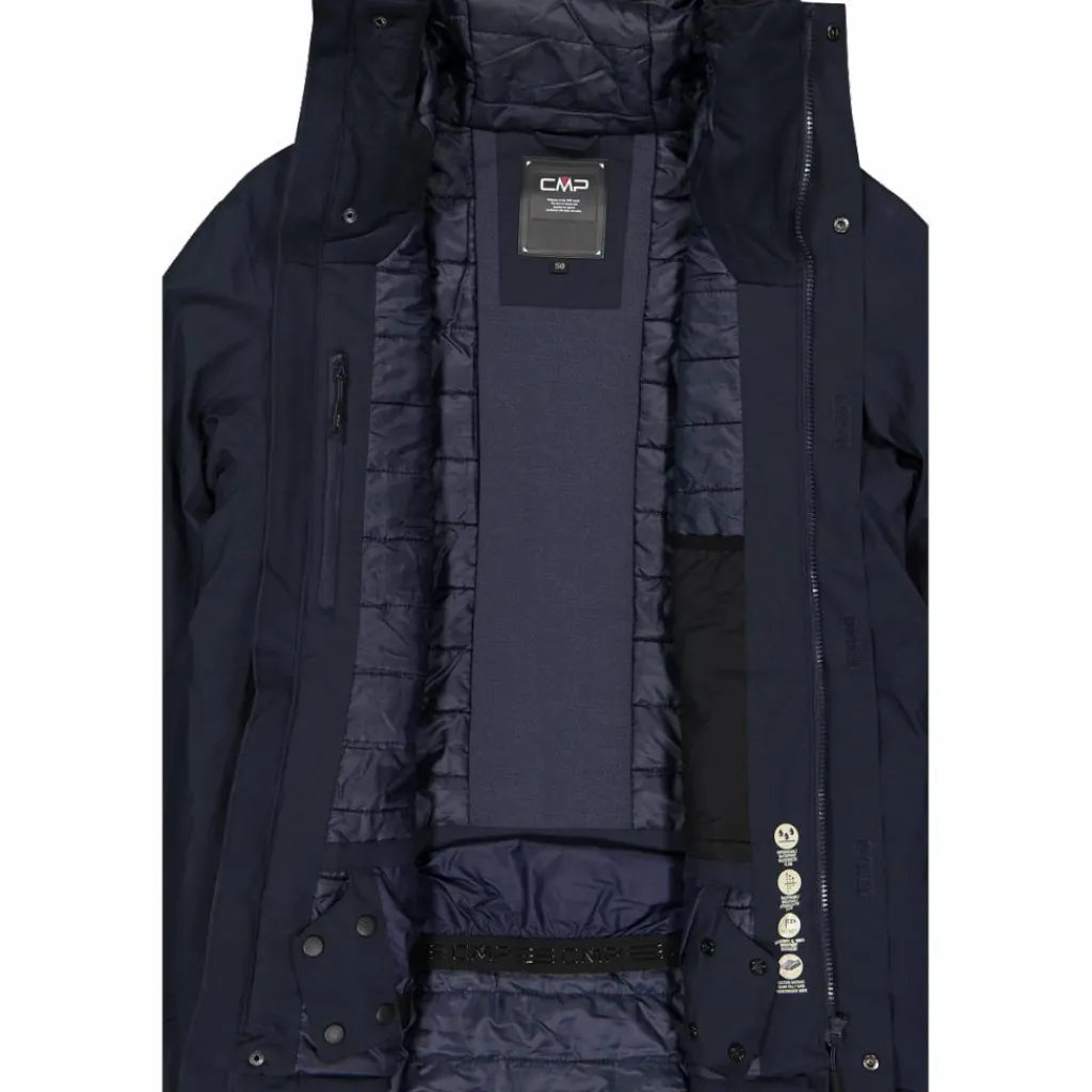 Herrejacke mit lockerer Passform aus Mechanical Stretch für Ski und Snowboard>CMP New