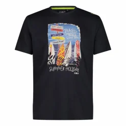 Herren Baumwoll-T-Shirt mit tropical Print>CMP Discount